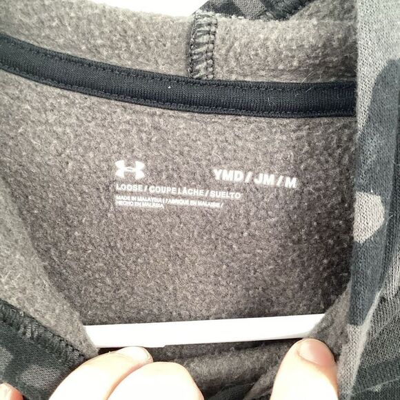 EUC Boys Under Armour Camo Hoodie - Picture 3 of 5